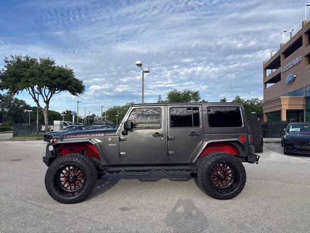 2018 Granite Crystal Metallic Clearcoat Jeep Wrangler JK Unlimited Rubicon Recon 4X4 Convertible