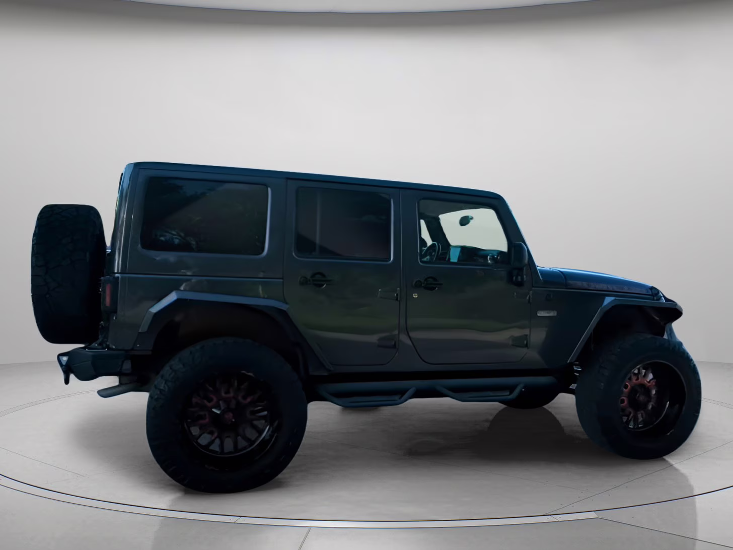 2018 Granite Crystal Metallic Clearcoat Jeep Wrangler JK Unlimited Rubicon Recon 4X4 Convertible
