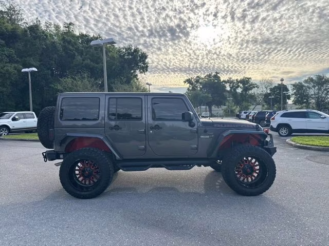2018 Granite Crystal Metallic Clearcoat Jeep Wrangler JK Unlimited Rubicon Recon 4X4 Convertible
