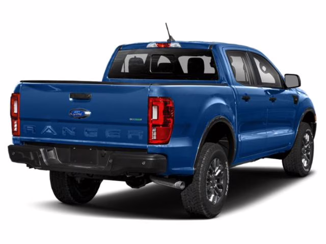 2020 Lightning Blue Metallic Ford Ranger XLT Crew Cab Pickup RWD Truck