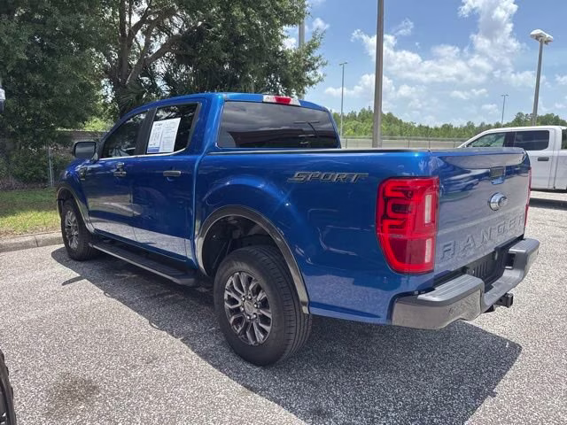 2020 Lightning Blue Metallic Ford Ranger XLT Crew Cab Pickup RWD Truck