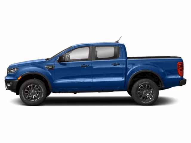 2020 Lightning Blue Metallic Ford Ranger XLT Crew Cab Pickup RWD Truck