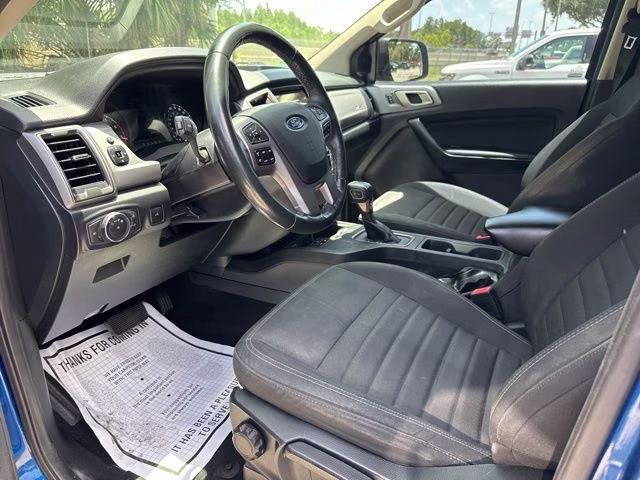 2020 Lightning Blue Metallic Ford Ranger XLT Crew Cab Pickup RWD Truck