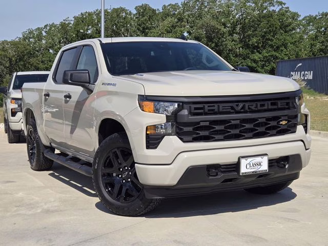 2026 White Sands Chevrolet Silverado 1500 Custom RWD Truck
