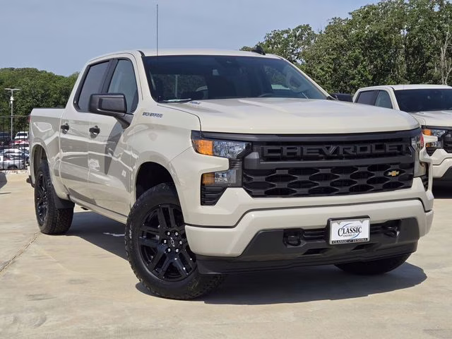 2026 White Sands Chevrolet Silverado 1500 Custom RWD Truck