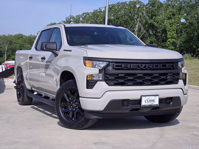 2026 White Sands Chevrolet Silverado 1500 Custom 4X4 Truck