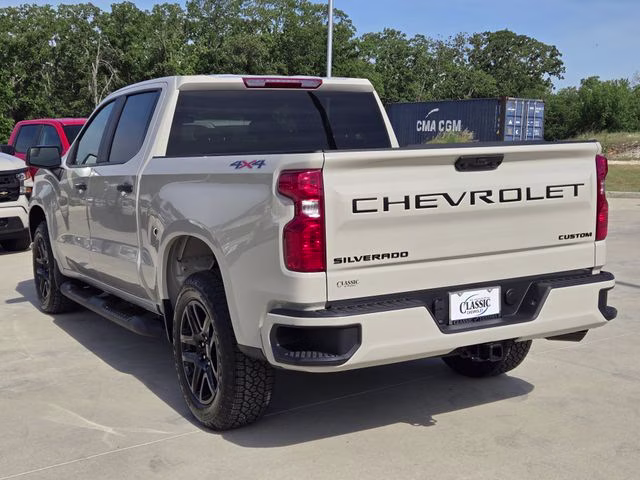 2026 White Sands Chevrolet Silverado 1500 Custom 4X4 Truck