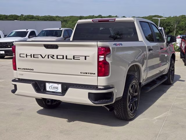 2026 White Sands Chevrolet Silverado 1500 Custom 4X4 Truck