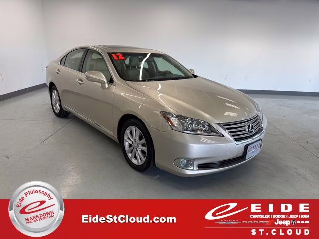 2012 Satin Cashmere Metallic Lexus ES 350 FWD Sedan