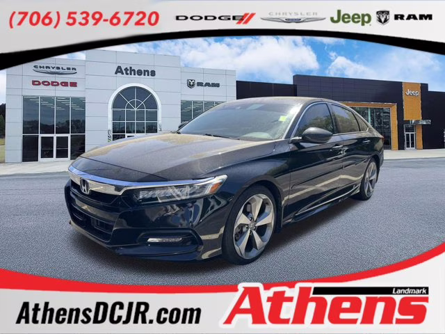 2018 Crystal Black Pearl Honda Accord Sedan Touring 1.5T FWD Sedan