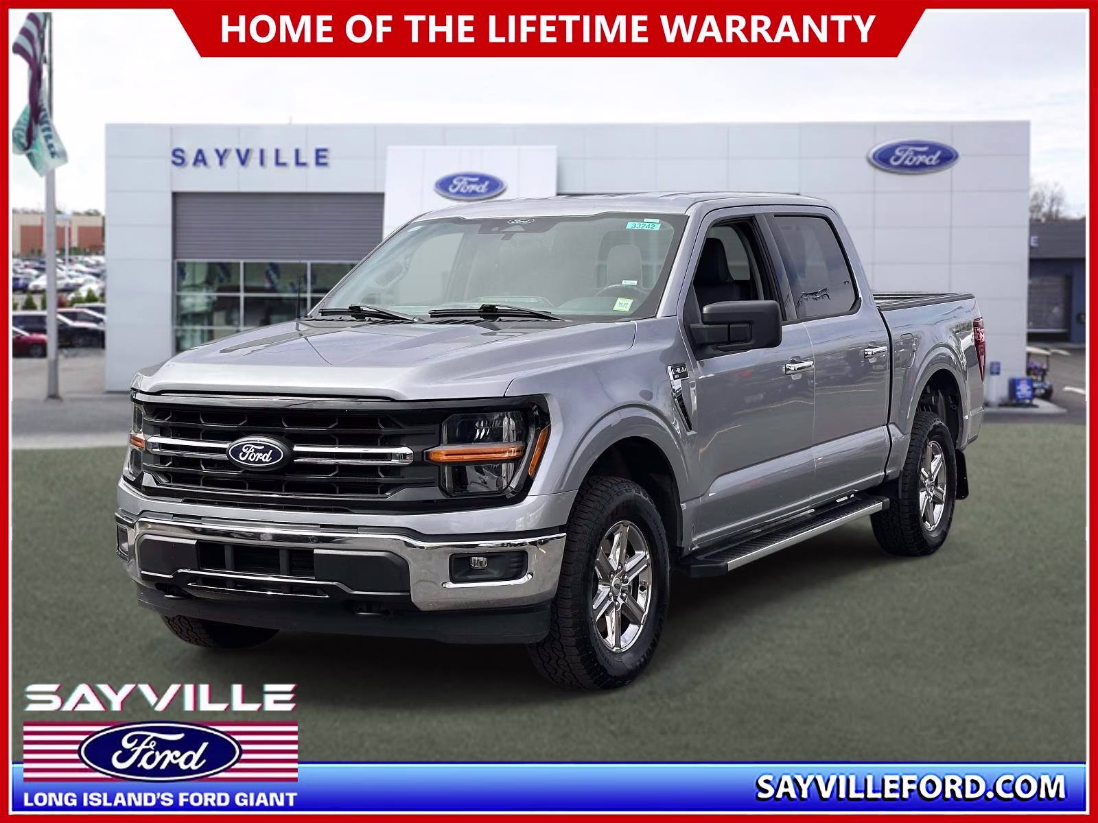 2025 Iconic Silver Metallic Ford F-150 XLT 4WD SuperCrew 5.5' Box 4X4 Truck