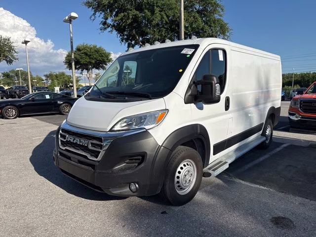 2025 Bright White Clearcoat Ram ProMaster Cargo Van Tradesman FWD Van