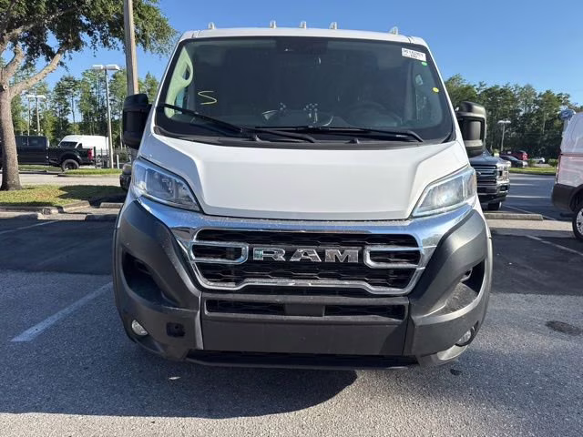 2025 Bright White Clearcoat Ram ProMaster Cargo Van Tradesman FWD Van