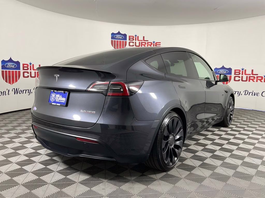 2025 Stealth Gray Tesla Model Y Performance AWD SUV
