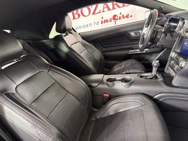 2019 Burgundy Ford Mustang EcoBoost Premium RWD Convertible