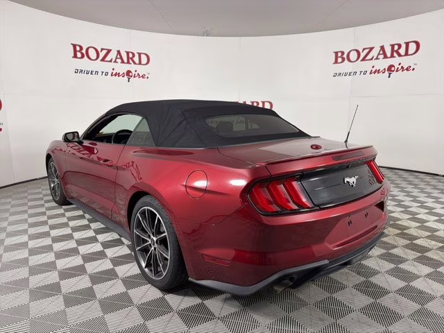 2019 Burgundy Ford Mustang EcoBoost Premium RWD Convertible