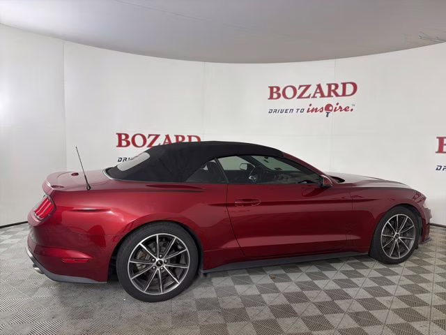 2019 Burgundy Ford Mustang EcoBoost Premium RWD Convertible
