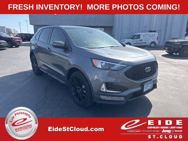 2023 Carbonized Gray Metallic Ford Edge ST Line AWD SUV