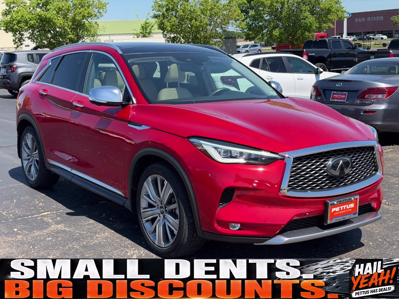 2021 Dynamic Sunstone Red INFINITI QX50 SENSORY AWD SUV