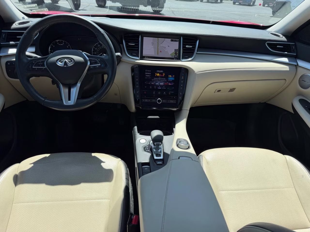 2021 Dynamic Sunstone Red INFINITI QX50 SENSORY AWD SUV