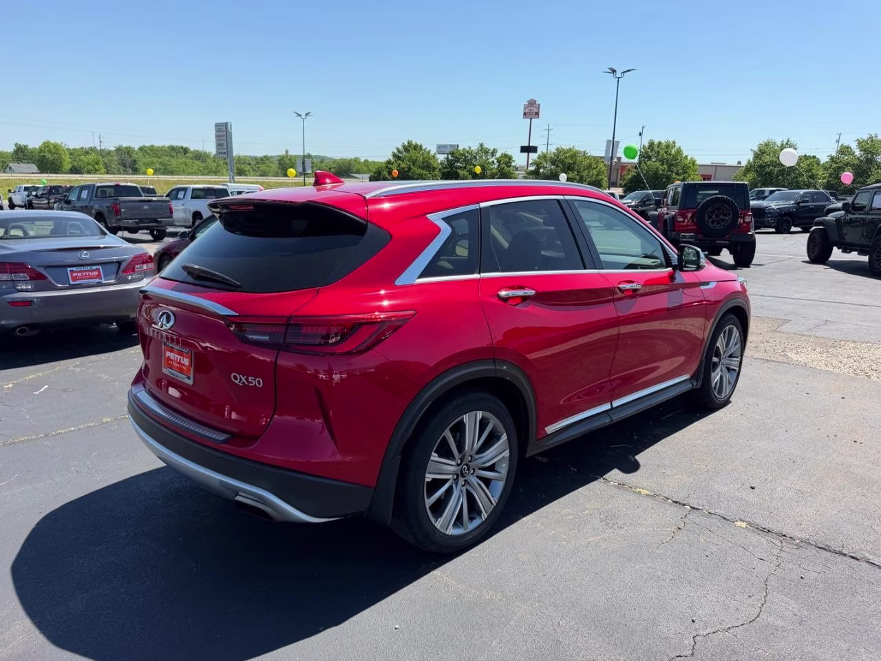 2021 Dynamic Sunstone Red INFINITI QX50 SENSORY AWD SUV