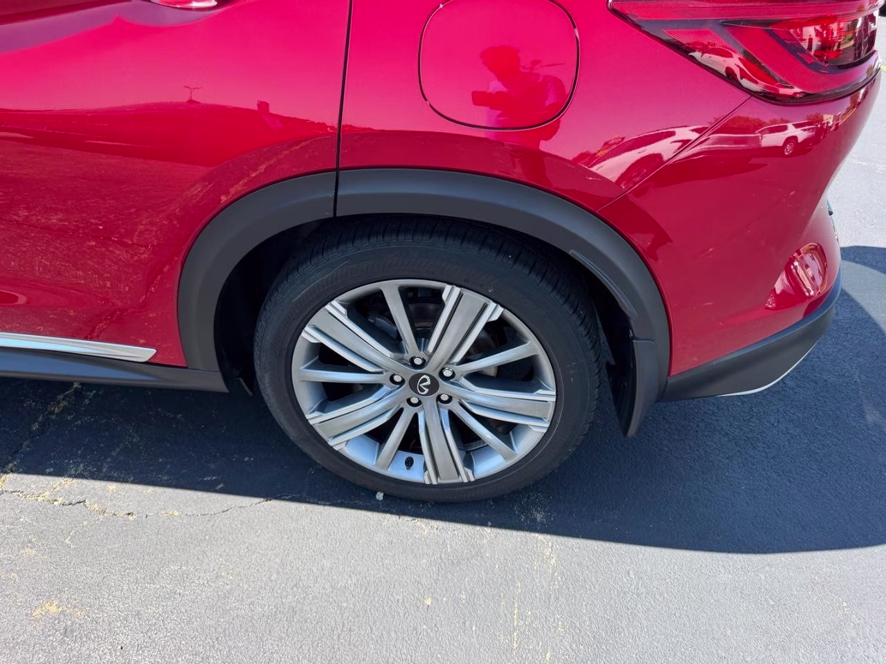 2021 Dynamic Sunstone Red INFINITI QX50 SENSORY AWD SUV