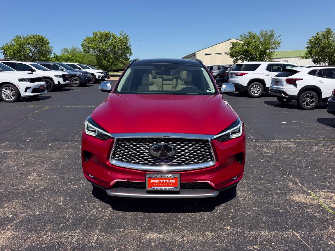 2021 Dynamic Sunstone Red INFINITI QX50 SENSORY AWD SUV