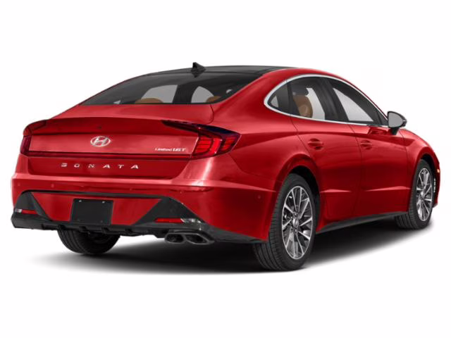 2023 Red Hyundai Sonata Limited FWD Sedan