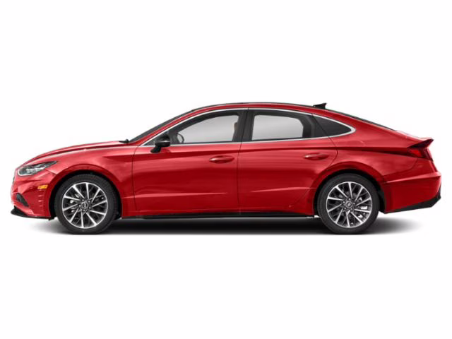 2023 Red Hyundai Sonata Limited FWD Sedan