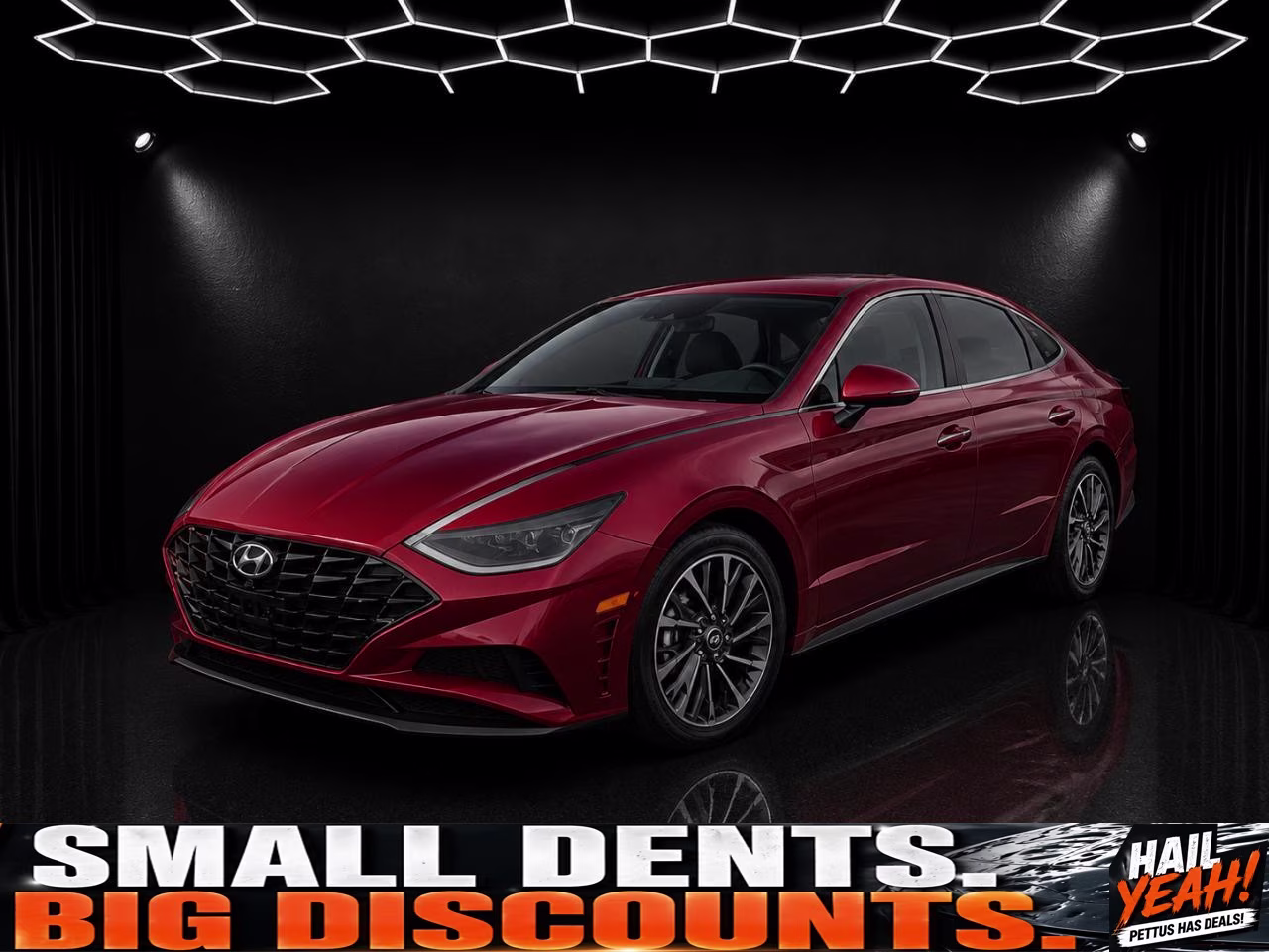 2023 Ultimate Red Hyundai Sonata Limited FWD Sedan
