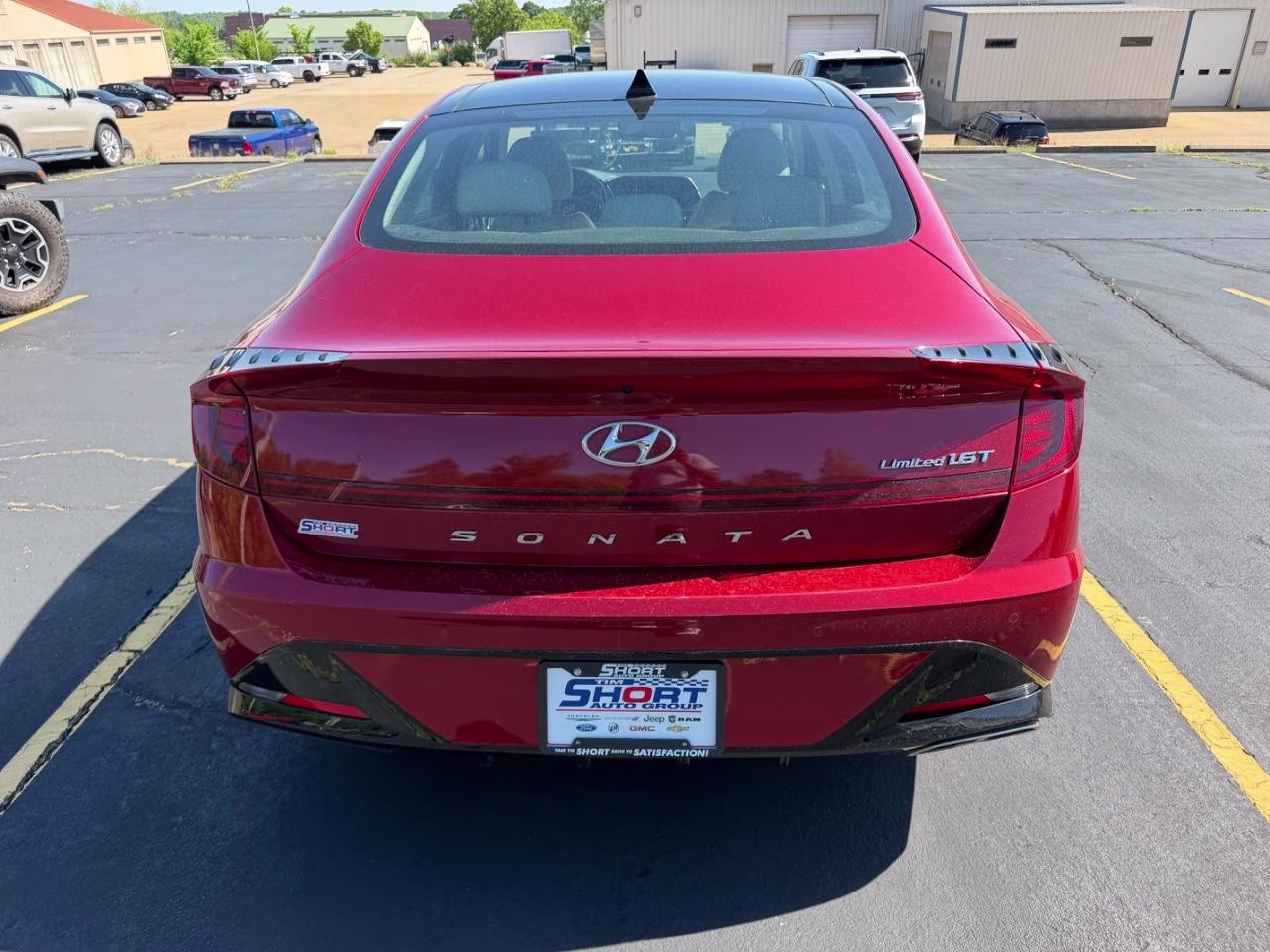 2023 Ultimate Red Hyundai Sonata Limited FWD Sedan