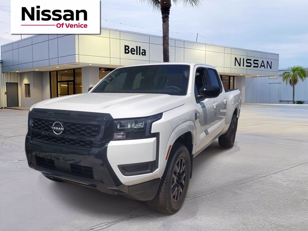 2026 Glacier White Nissan Frontier SV RWD Truck