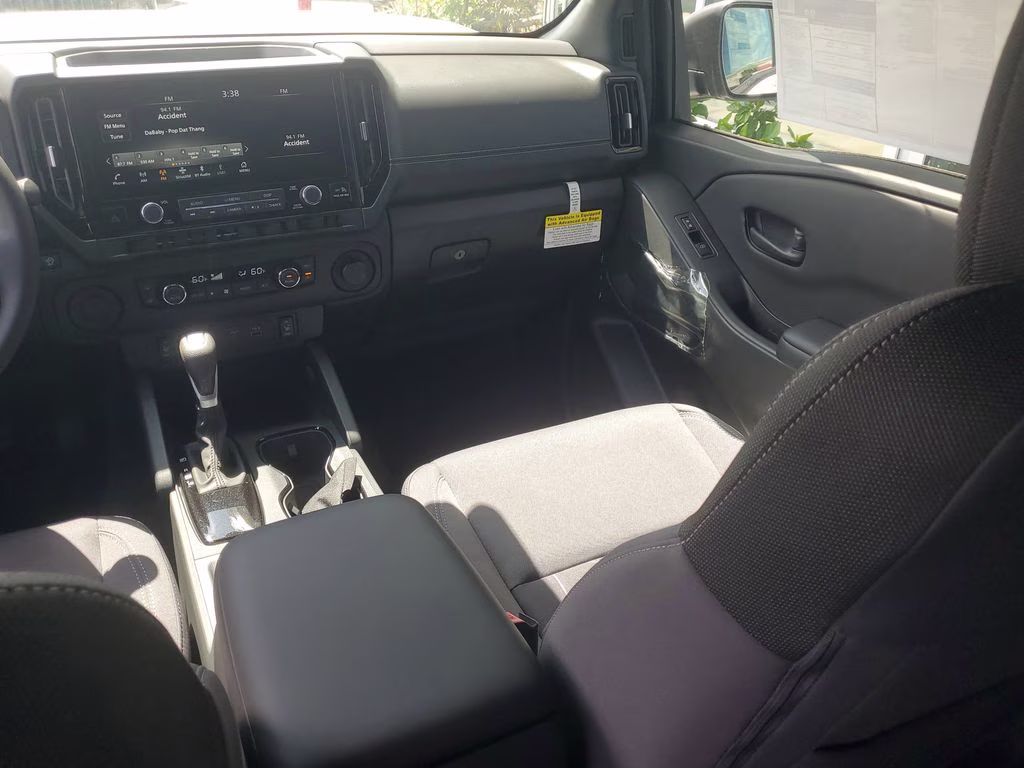 2026 Glacier White Nissan Frontier SV RWD Truck