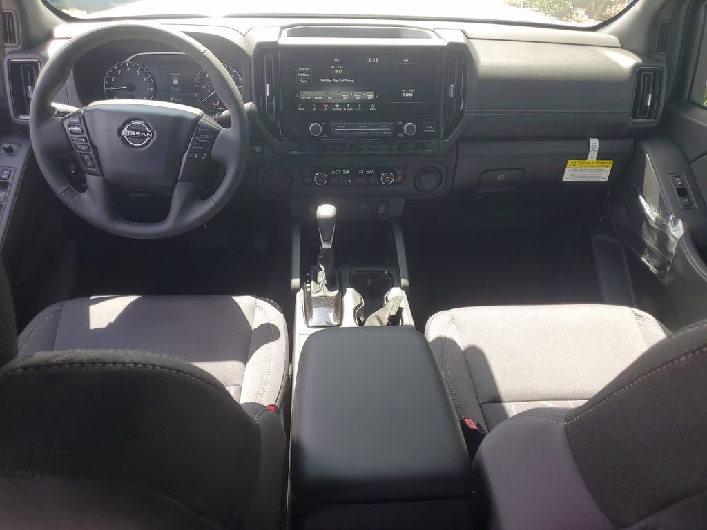 2026 Glacier White Nissan Frontier SV RWD Truck