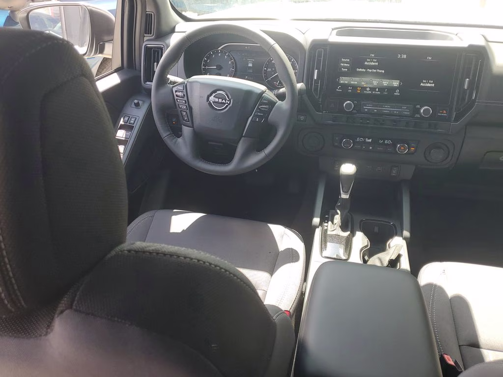 2026 Glacier White Nissan Frontier SV RWD Truck
