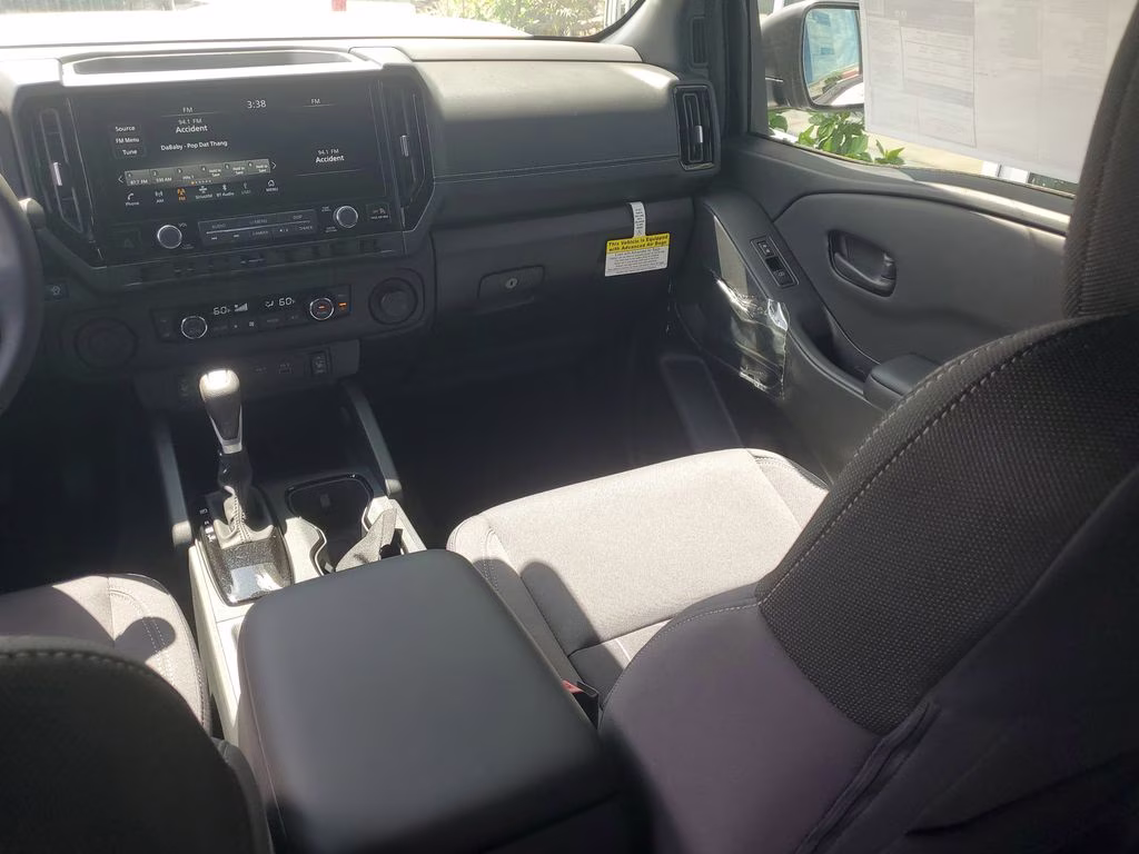 2026 Glacier White Nissan Frontier SV RWD Truck