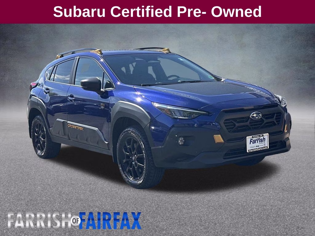 2024 Sapphire Blue Pearl Subaru Crosstrek Wilderness AWD SUV