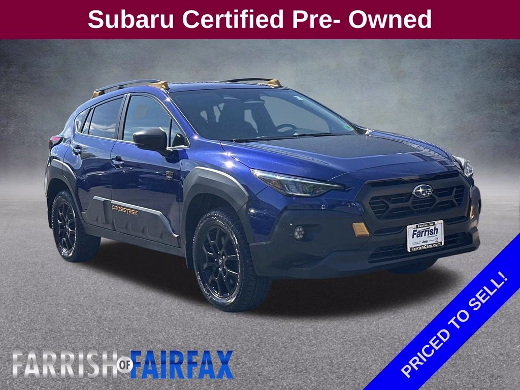 2024 Sapphire Blue Pearl Subaru Crosstrek Wilderness AWD SUV