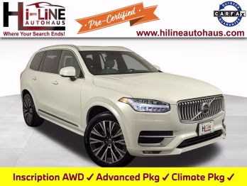2022 Crystal White Volvo XC90 T6 Inscription SUV