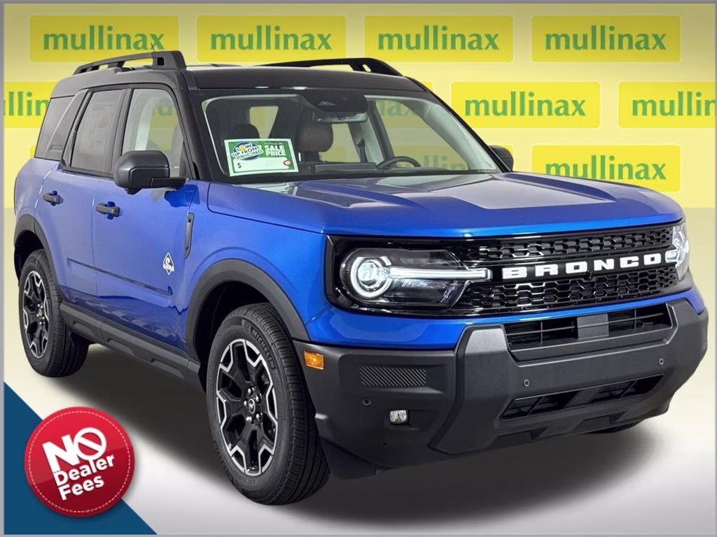 2026 Velocity Blue Metallic Ford Bronco Sport Outer Banks 4X4 SUV