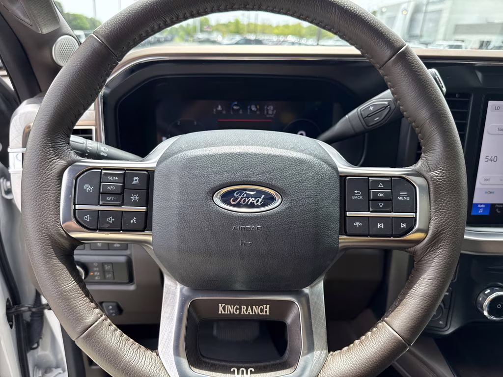 2024 Star White Metallic Tri-Coat Ford Super Duty F-250 SRW King Ranch 4X4 Truck