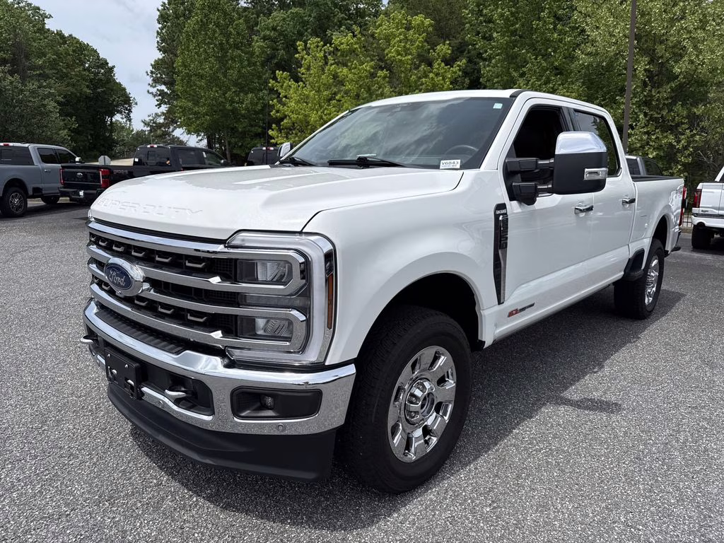 2024 Star White Metallic Tri-Coat Ford Super Duty F-250 SRW King Ranch 4X4 Truck
