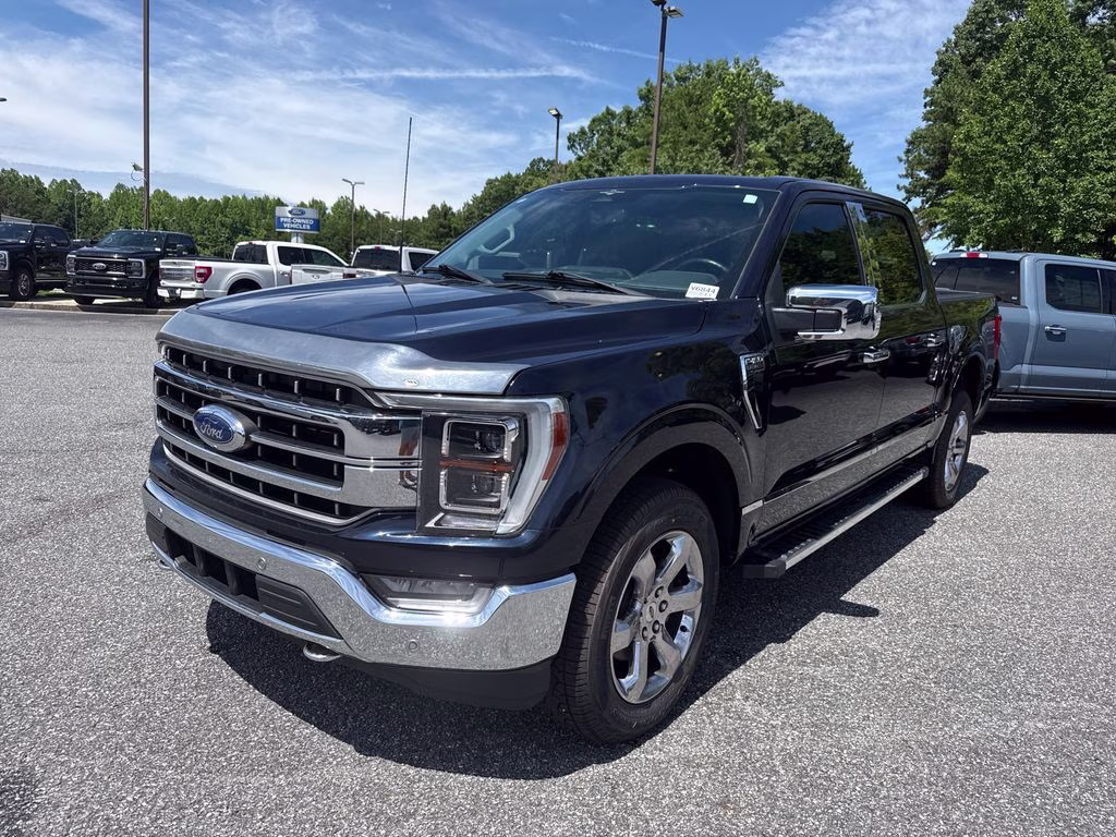 2023 Antimatter Blue Metallic Ford F-150 Lariat 4X4 Truck