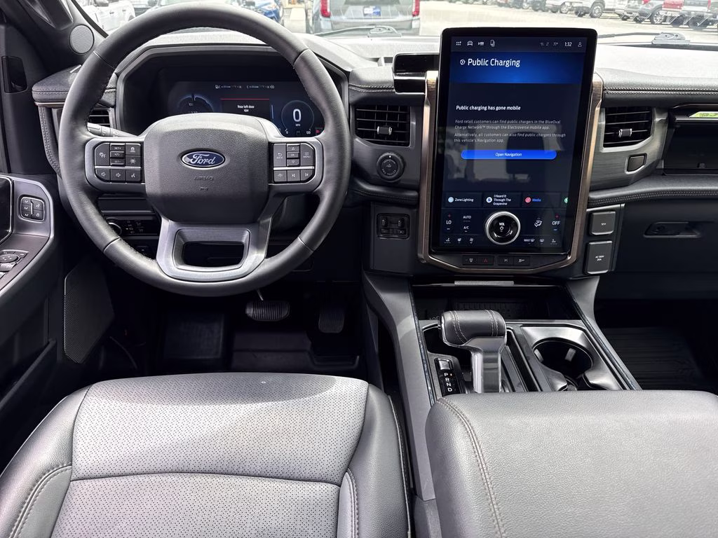 2025 Carbonized Gray Metallic Ford F-150 Lightning Lariat AWD Truck