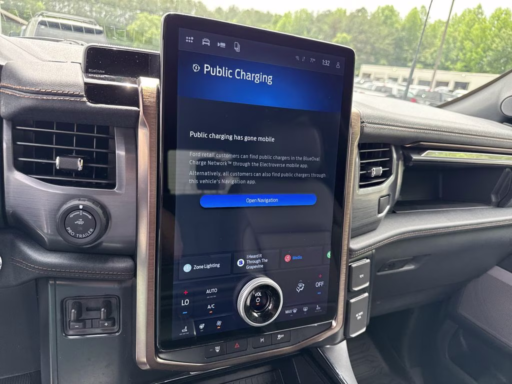 2025 Carbonized Gray Metallic Ford F-150 Lightning Lariat AWD Truck