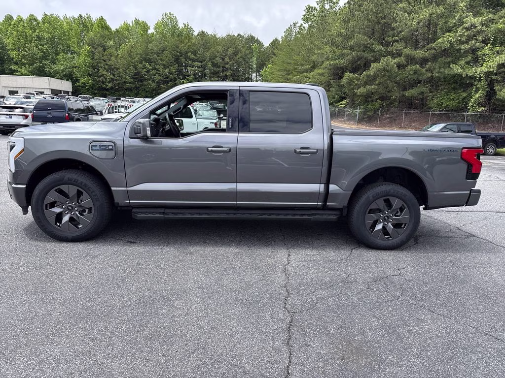 2025 Carbonized Gray Metallic Ford F-150 Lightning Lariat AWD Truck