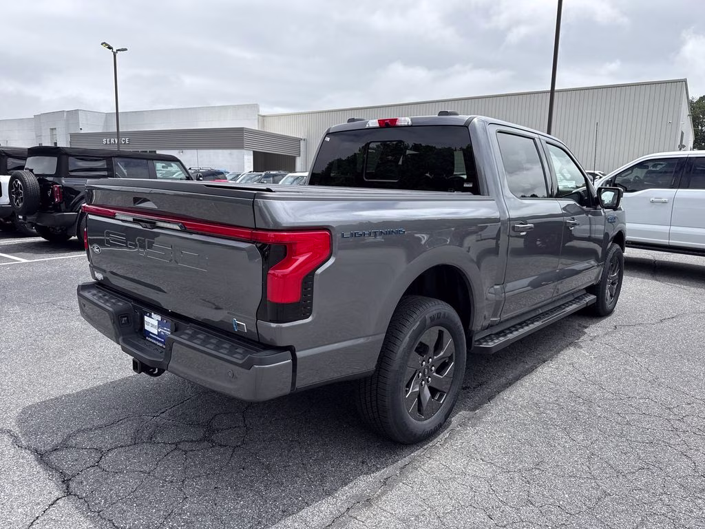 2025 Carbonized Gray Metallic Ford F-150 Lightning Lariat AWD Truck