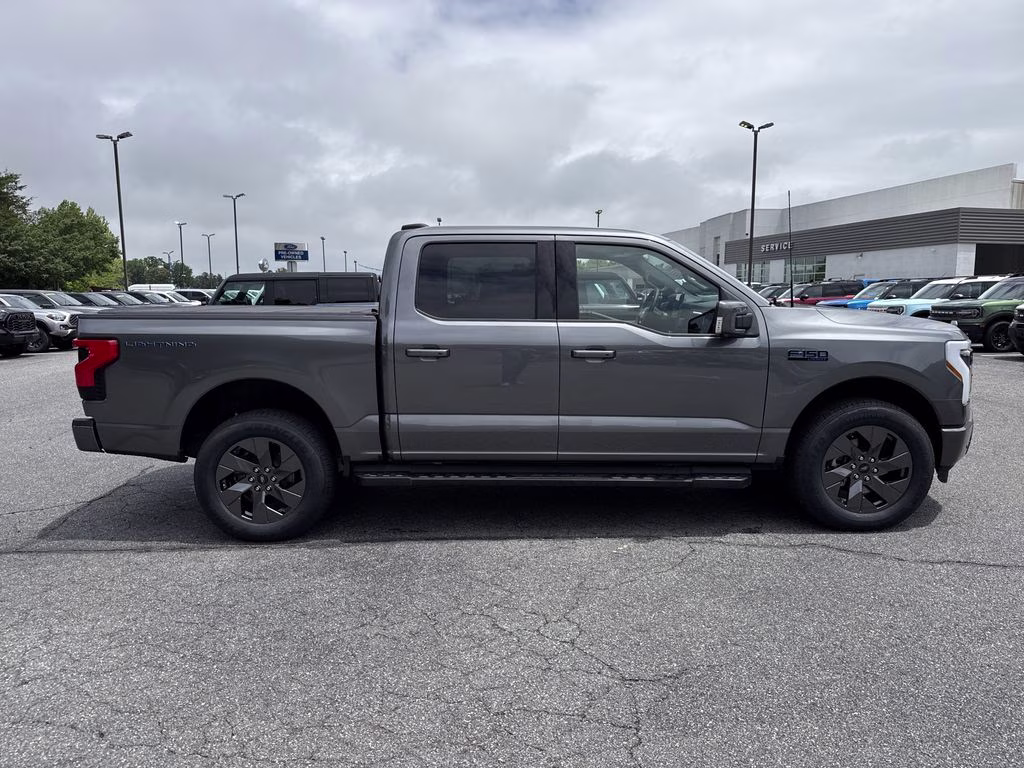 2025 Carbonized Gray Metallic Ford F-150 Lightning Lariat AWD Truck
