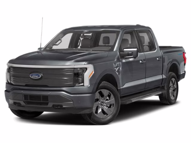 2025 Gray Metallic Ford F-150 Lightning Lariat AWD Truck