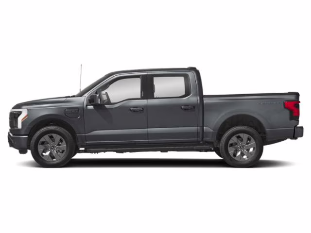 2025 Gray Metallic Ford F-150 Lightning Lariat AWD Truck